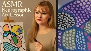 ASMR Prof de dessin 🎨 &ndash; Cr&eacute;e un dessin neurographique relaxant