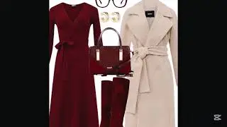 الوان شتوية راقية .... تنسيقات هتغير شكل دولابك❤️ #موديلات و#تنسيقات_شتوية 