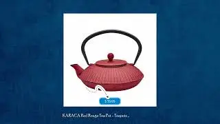 KARACA Red Rouge Tea Pot - Teapots - Caydanlik 780mL