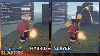 The Water Breathing Demon VS Hybrid | Project Slayers