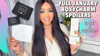 JANUARY 2021 BOXYCHARM NEW SPOILERS 🤭 || BASE & PREMIUM || BEAUTY BOX 🔍