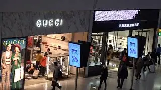Heathrow terminal 2 - Shops and restaurants - Gucci Burberry