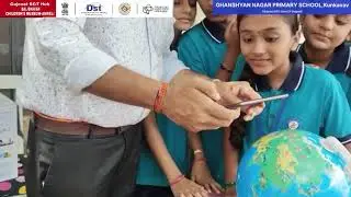 CREATIVE ORBOOT GLOBE-GhanshyamNagar Primary School,Kunkavav,(Gujcost.DST.GoG),Oct.3rd,2025