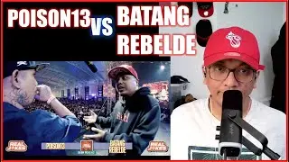 POISON13 vs. BATANG REBELDE - UNIBERSIKOLO 13 - FLIPTOP - RAP BATTLE - REACTION!