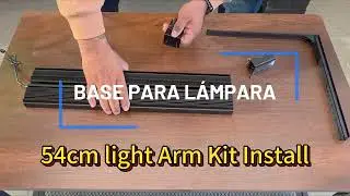 PopBloom S54 light unboxing and arm kit install instruction