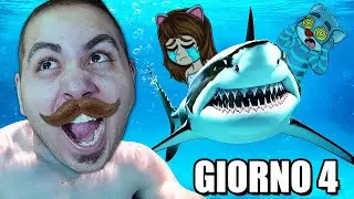 CADO DALLA ZATTERA IN MEZZO AL MARE! UNO SQUALO MI VUOLE MANGIARE!!