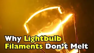 What Makes Tungsten Filaments Glow Without Melting?