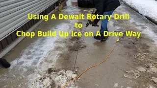 Dewalt SDS Max Driveway ICE Breakup