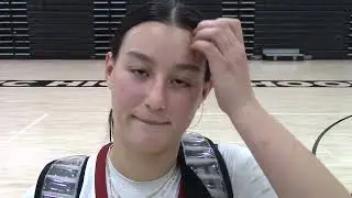 Rosie Santos of JSerra Girls Basketball on Defense, Rebounding in Victory Against Corona Centennial