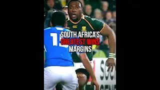 South Africa's Greatest Wins Margins 😳🇿🇦 #rugby #edit #viralvideo #springboks #southafrica