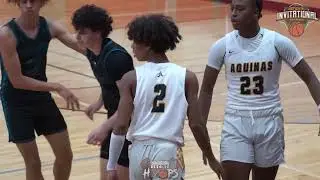 Drake Sandi GW Layup Seals Win For YOUNG St. Thomas Over Archbishop | HoopsGiving Invitational