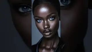 Black Beauty Hits Different #fashion #anokyai #supermodel #makeup