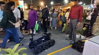 Robot. West Bengal Police Stall. Kolkata Book Fair 2025.