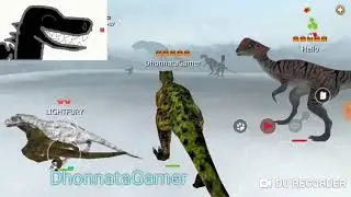 Mostrando jogo de dinossauro.(Dinos Online)