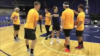 Hector Bellerin / Amazing skill in basketball match / Скилл Эктора Бельерина на баскетбольном матче
