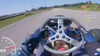 Onboard HOT Sodi Kart 390 Telemetry Overlay Karting Poiares