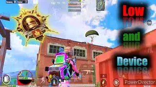 power of low and device|battel ground mobile india| MYTH_VP vs High rank player |