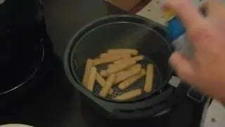 How to use the Todd English air fryer so easy a six year old can use it. Part 1