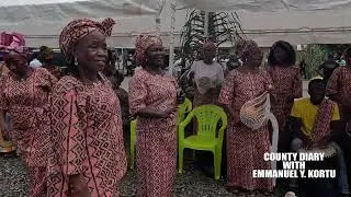 LIBERIAN TRADITIONAL DANCE AT LOFA COUNTY REST CENTER OPENING CEREMONY 