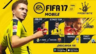 &iexcl;YA LLEG&Oacute;!🤩Nuevo FIFA 17 MOBILE CON MODO CARRERA Y MODOS TORNEO VERSION OFFLINE!🔥