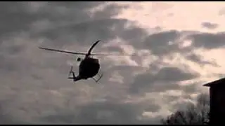 AB 412 della forestale atterraggio e decollo immediato