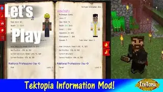 Tektopia Mod Survival: Tektopia Information Mod and Building our Farms!