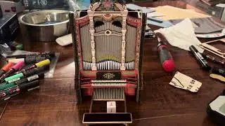 Luthier Board Game Musical Dice Tower&mdash;painted!