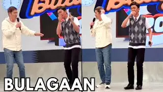 Vic Sotto NATALSIKAN ng LAWAY ni Rouelle Carino BULAGAAN University 2016 Sa Eat bulaga