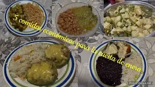Men&uacute;s econ&oacute;micos y saludables  para los 5 d&iacute;as de la semana.