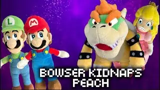 Mario Plush: Bowser Kidnaps Peach