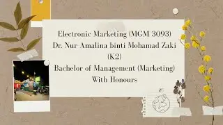 MGM 3093 Electronik Marketing Video Presentation