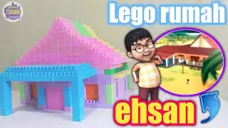 Cara membuat Lego rumah Ehsan di film Upin Ipin terbaru 2021