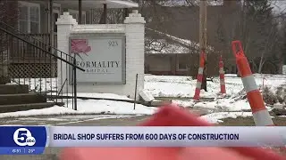 Road construction project stifles traffic to Geneva bridal shop