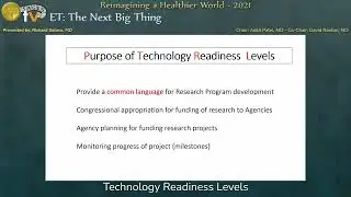 Technology Readiness Levels