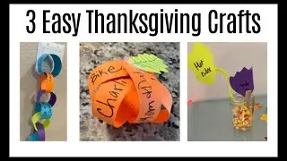 Easy Thanksgiving Craft Projects for Sunday School - Thankful November!