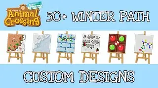 50+ Winter Path custom designs | Animal Crossing New Horizons