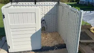 New Duck Shed. Upgrading our ducks house before winter.