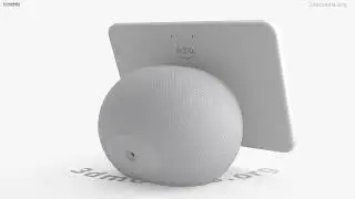 Amazon Echo Show 8 Glacier White 8 inch 3D model by 3DModels.org