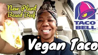 TACO BELL New VEGAN TACO Cravertarian Menu Food Review from a NON Vegan |Test Market |