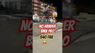 Two tricks BMX PRO 540 fail no hander #bmx #fyp #viral #bmxtricks #bmxriding #bmxlife #bmxfreestyle