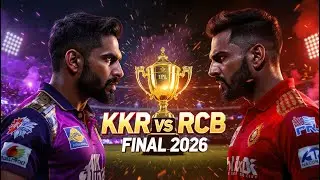 IPL 2026 FINAL 🏆 KKR vs RCB | 🔴 LIVE | Cricket 26 Gameplay