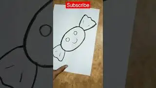 How to draw candy🍬!!candy drawing!!#candy #cartoondrawing #youtubevideo #viralvideo #youtubeshorts
