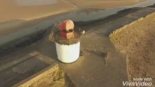 Burry Port beach & lighthouse