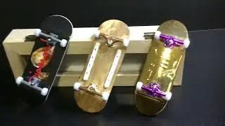 My three main setups #slushcult #techdeck #dynamictrucks