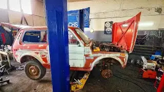 Нива на финишной прямой и скоро поедет на #OFFROAD, а Range Rover не поедет