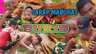 PRIMITIVE TECHNOLOGY | KIDS SURVIVAL | CATCH CRABS 🦀#MOKBANG#GATHAWTHEBLOGER
