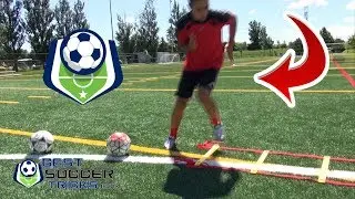 Great Exercise to Improve Footwork Quickness (Soccer Tutorial)