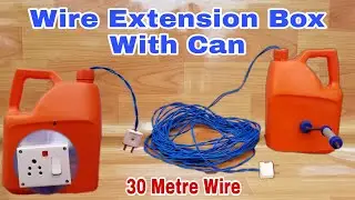 Wire Extension Box With Can|| How to make Extension Box with can|| Mr.Crazy Vamshi