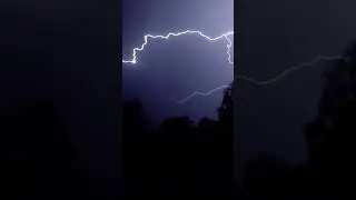Crazy 😢Thunder Crack⛈⛈ Sounds🎶🎶 #lightning #nature
