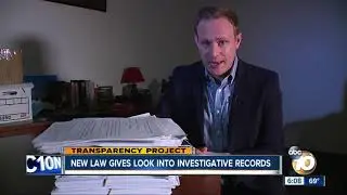 New law gives look into San Diego investigative records